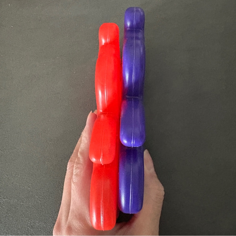 Purple & red bear-shaped ice packs - New - Picture 3 of 7